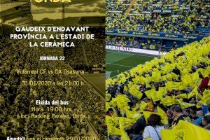 La ciudad de Onda será protagonista en el partido Villarreal CF – Osasuna  del próximo 31 de enero