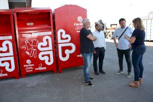Castelló recupera 390 toneladas de ropa usada con una red de medio centenar de contenedores