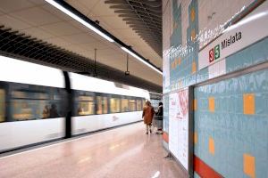 Las estaciones de Metrovalencia de l’Horta, Camp de Túria y la Ribera han aportado 24 millones de viajeros en 2019