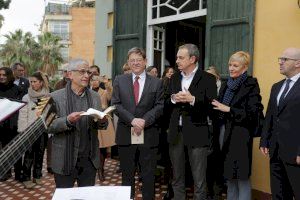 Ximo Puig visita Villa Amparo junto al expresidente Zapatero en el aniversario de la adquisición del inmueble por parte de la Generalitat