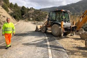 Diputación de Alicante sube a 250.000€ las ayudas urgentes para la apertura de caminos afectados por el temporal