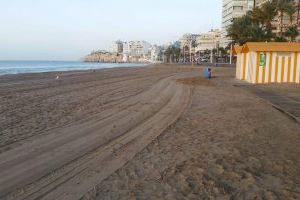 Las playas de Benidorm ya están operativas tras el paso del temporal ‘Gloria’
