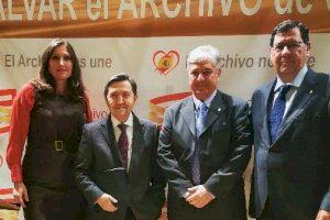 DLP asiste a la multitudinaria entrega de premios "Salvar el Archivo de Salamanca"