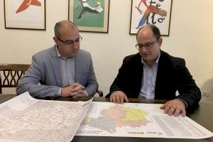 Las diputaciones de Castellón y Teruel preparan la reunión de los presidentes Martí y Rando para abordar la prestación de servicios en la zona limítrofe