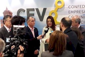 Carolina Pascual destaca la apuesta conjunta de la Generalitat y la CEV en el desarrollo de la innovación en el tejido empresarial