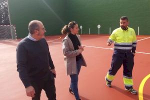 Finalizan las obras de mejora de las instalaciones del polideportivo municipal de Benejúzar