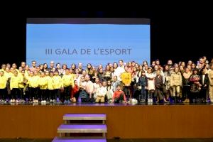 L'Ajuntament de la Vall d'Uixó reconeix als esportistes i clubs de la ciutat en la Gala de l'Esport