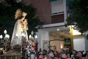 La imagen peregrina de la Mare de Déu visita este fin de semana la parroquia de San Lorenzo, en el barrio de Benimaclet
