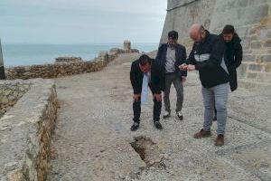 Peñíscola solicita a la Generalitat la reparación de la Porteta tras el temporal