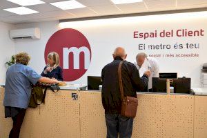Los Espais y Centros de Atención al Cliente de Metrovalencia atendieron más de 310.000 visitas en 2019
