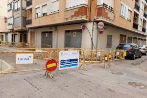 El Ayuntamiento de Nules y FACSA renuevan la red de agua potable en la calle San Vicente