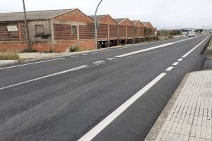 La Generalitat asfalta l'entrada a Oliva de la carretera de Pego, amb 70 mil euros d'inversió