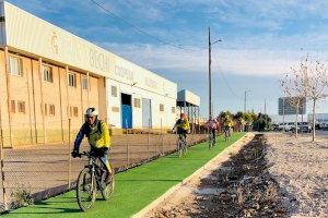 Concluyen las obras del carril bici entre el municipio de Betxí y los polígonos industriales