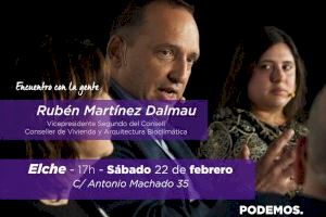 Rubén Martínez Dalmau visitará Elche el sábado 22 de febrero