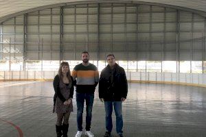 Castelló finaliza la reparación de la pista de hockey de Gaetà Huguet