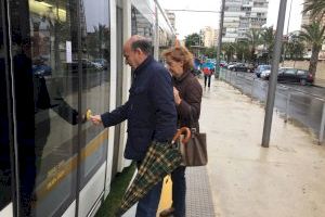 La Generalitat facilitó la movilidad de 942.631 personas usuarias en enero en TRAM d’Alacant, que prosigue su incremento de viajeros