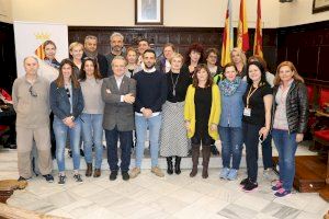 L'alcalde de Sagunt rep a més de 80 participants en el programa Erasmus + de l'IES Jorge Juan