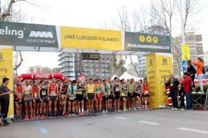 Ouais Zitane y Noelia Valle, vencedores de la media maratón Vueling Benidorm Half