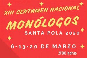 Santa Pola se prepara para divertirse con humor y música en directo con el XIII Certamen Nacional de Monólogos de Humor