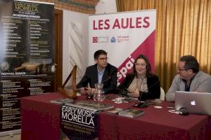 El prestigioso festival de música medieval ‘Early Music Morella’ se presenta en Castelló y suma la Diputación como colaborador