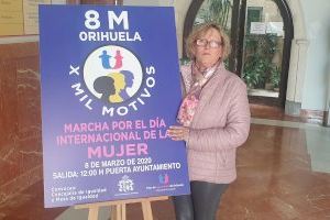 Orihuela conmemorará este domingo el Día Internacional de la Mujer con la marcha reivindicativa “X Mil Motivos”