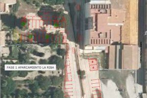 Planificada la primera fase del futur aparcament a La Riba