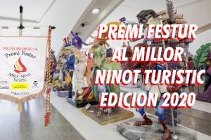 La Falla Duque de Gaeta – Puebla de Farnals ganadora del PREMI FESTUR AL MILLOR NINOT TURÍSTIC 2020, obra del artista fallero Vicente Llácer Rodrigo