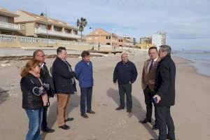 La Generalitat confirma que actuarà a les platges de Sueca per a millorar la seua seguretat i  infraestructures després dels greus danys de Gloria