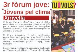 Xirivella acull el 3r Fòrum Jove: TUQVOLS? ‘Jòvens pel Clima’ amb més de 100 alumnes participants