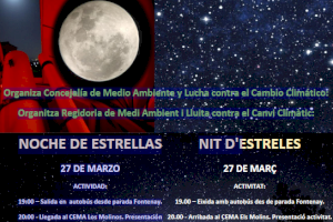 Inscríbete a la “Noche de estrellas” en el CEMA Los Molinos