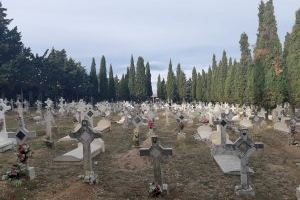 Obras de mejora en el cementerio de Morella