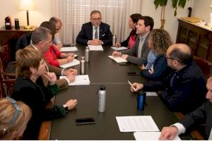 La Diputación de Castellón traslada a los portavoces las actuaciones preventivas para frenar la expansión del coronavirus