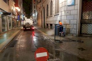 El alcalde ordena a la UTE Alicante la puesta en marcha de un Plan Especial de Desinfección en las calles de Alicante mientras dure la alerta sanitaria del 'coronavirus'