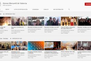 El Ateneo mantiene una ventana virtual a la cultura a través de su Canal de YouTube