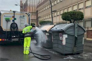 L'Ajuntament de Benicarló activa un protocol de neteja i manteniment dels contenidors