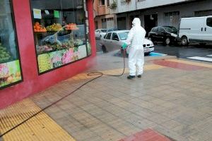 Vila-real desinfecta diferentes zonas de la ciudad y valora la incorporación de voluntarios