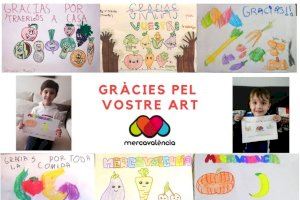 Mercavalència recibe muestras de apoyo de los niños valencianos