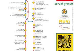 L'autobús urbà gratuït de Vila-real redueix una línia i modifica recorreguts
