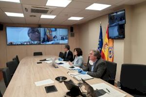 La subsecretaria del Interior preside la reunión del Comité Estatal de Coordinación de Protección Civil sobre el desarrollo de las medidas adoptadas contra el COVID-19