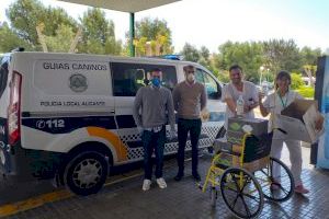 La Policía Local de Alicante da las gracias a la solidaridad de ciudadanos y empresas