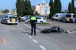 Fallece un motorista en Alicante tras chocar contra un coche que conducía en el carril contrario