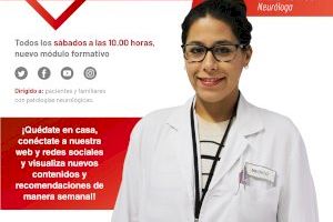 Los hospitales de Torrevieja y Vinalopó ofrecen consejos para pacientes neurológicos en tiempos de confinamiento