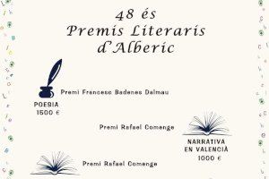 Alberic repartirà 4.000 euros en els seus 48é Premis Literaris