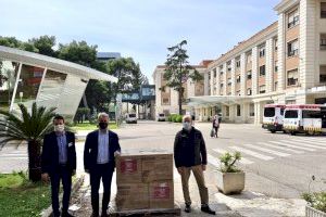 AVE dona 500.000 mascarillas a hospitales de la Comunitat Valenciana