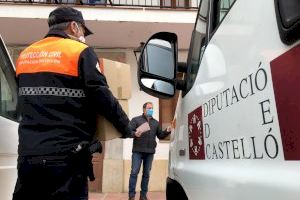 La Diputació de Castelló reparteix de manera gratuïta un segon lot de material de protecció enfront del coronavirus als 135 ajuntaments i 8 mancomunitats de la província