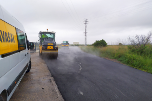 El Ayuntamiento de Moncofa concluye la 1ª fase de su Plan Anual de Asfaltado con mejoras en 2 kilómetros de caminos rurales