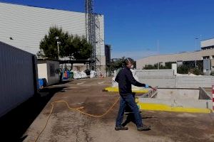 Almussafes amplia els treballs de desinfecció als seus dos polígons industrials