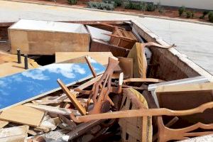 Se desploma la entrada de residuos en el ecoparque fijo de Alboraya en el Estado de Alarma