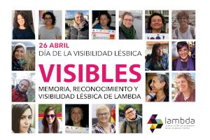 Lambda reivindica la necessitat de tindre referents positius visibles en el Dia de la visibilitat lèsbica