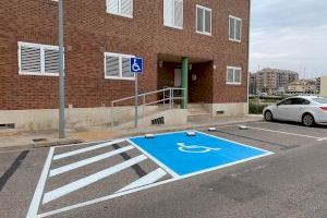 El área de Movilidad completa la reordenación de accesos al parking de la avenida Cardenal Tarancón a petición de los vecinos